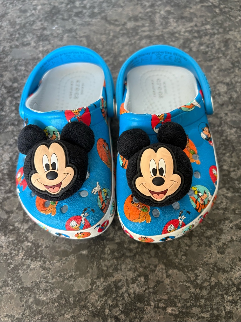 Mickey and Friends CROCS, size 6 (toddler) EUC